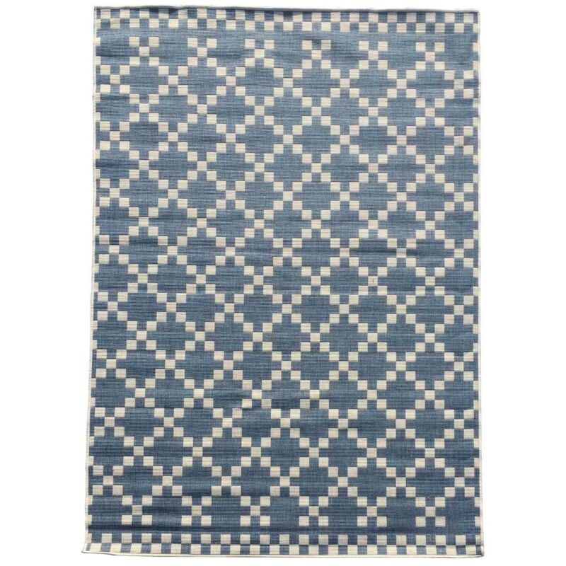 Tapis exterieur 120x170 cm Rectangulaire BC GEA REVERSIBLE Bleu Terrasse, jardin adapté au chauffage par le sol