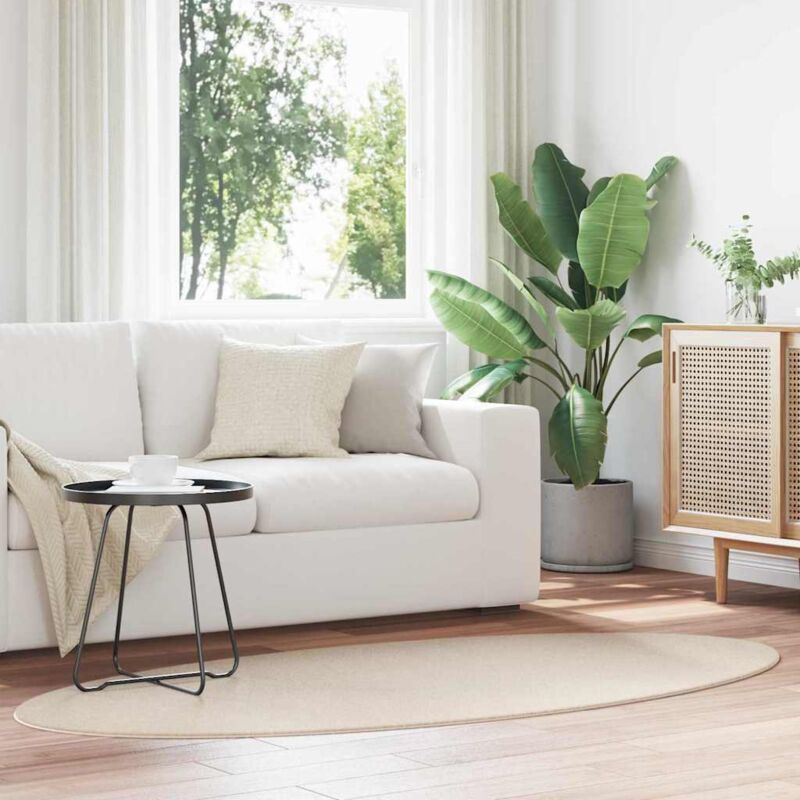 Tapis 'huarte' Beige 120x170 cm Ovale Vidaxl