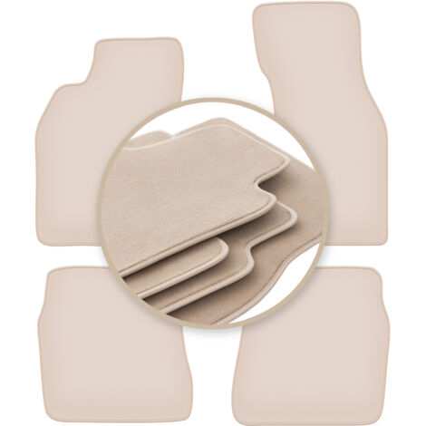 Tapis beige PREMIUM pour : Audi A6 C5 4.2L berline, break, avant 1997-2004
