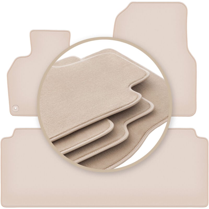 Tapis beige PREMIUM pour : Renault Espace IV monospace 2002-2014