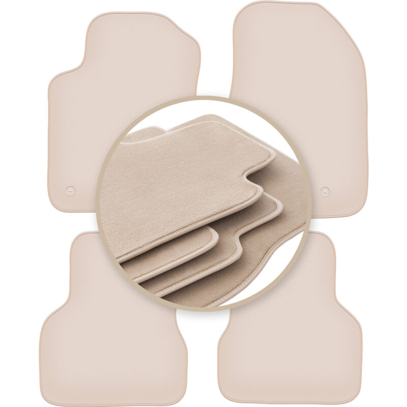 Tapis beiges PREMIUM pour : Alfa Romeo Giulietta berline 2010-2020