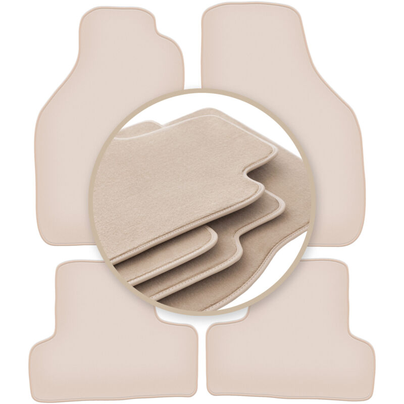 Tapis beiges PREMIUM pour : Mitsubishi Eclipse III coupé 1999-2006