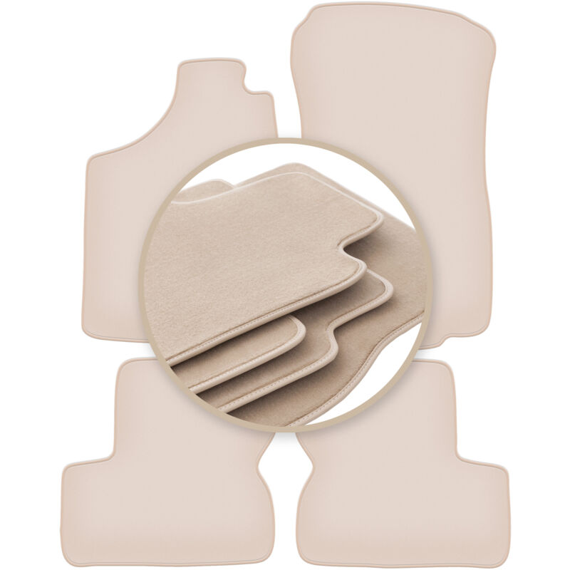 Tapis beiges PREMIUM pour : Opel Astra F hayon, berline, break, cabriolet 1991-2002