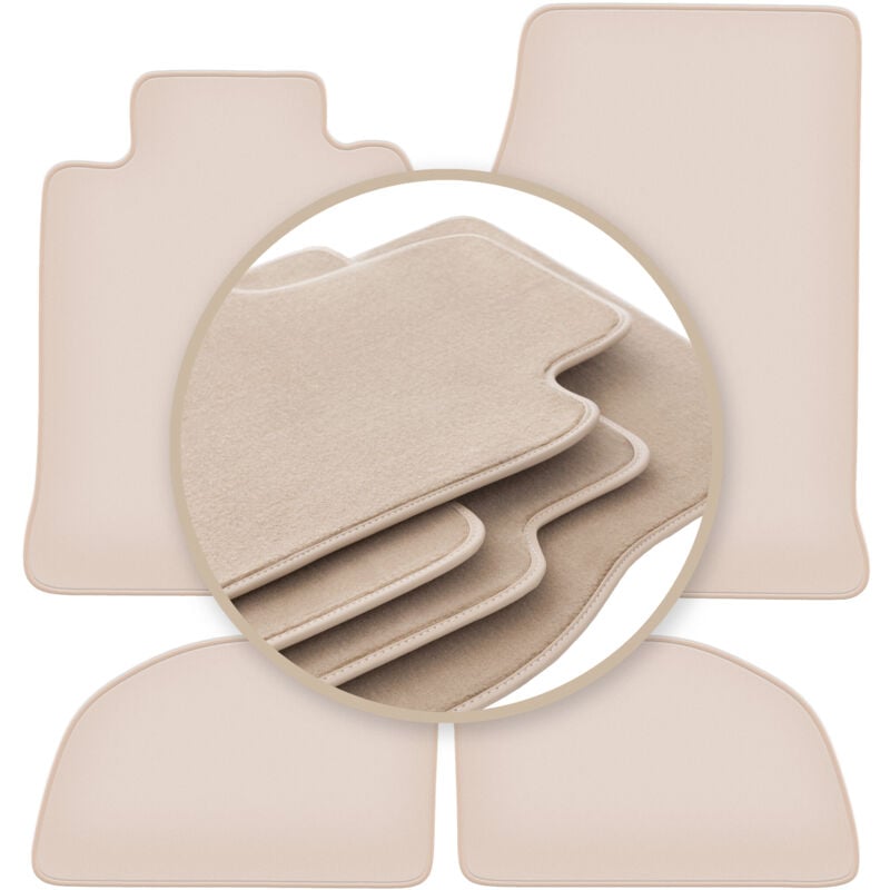 Tapis beiges PREMIUM pour : Porsche 944 coupé 1976-1988