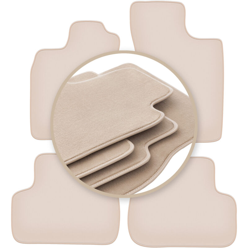 Tapis beiges PREMIUM pour : Renault Twingo I berline 1993-2006