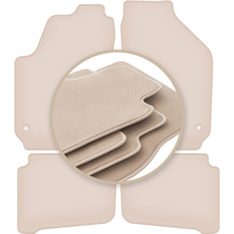 Tapis beiges PREMIUM pour : Seat Ibiza III 6L hayon 2002-2008