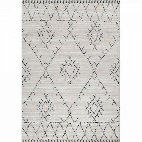 Tapis Berbère Laineux Motifs Ethnique TRIBAL