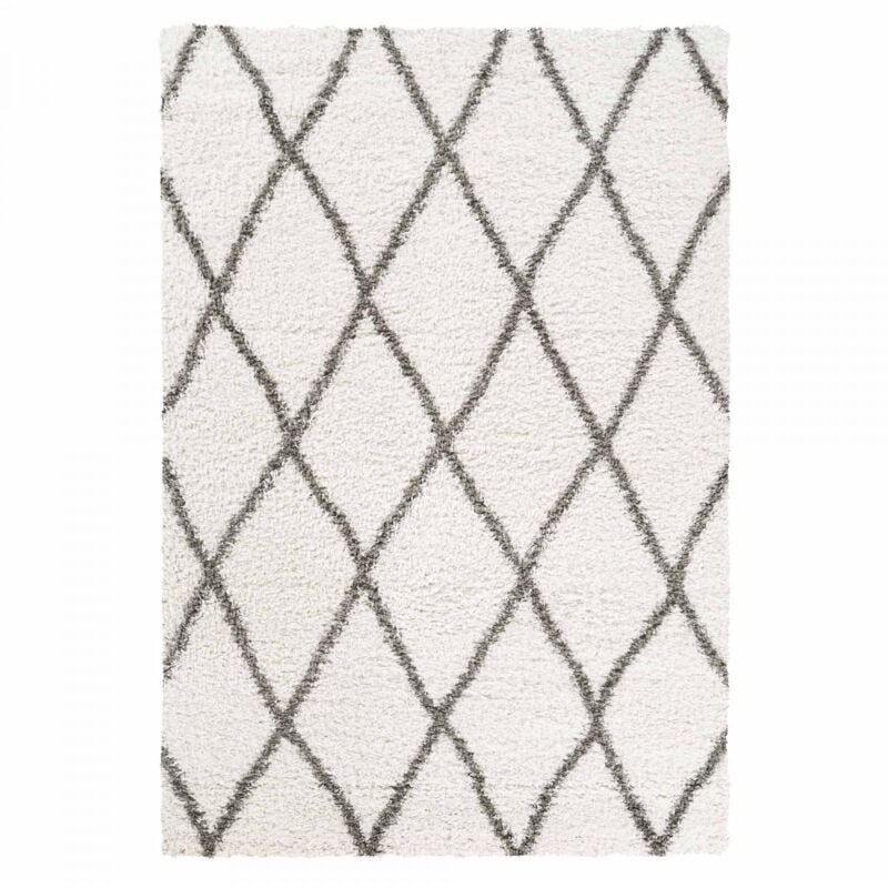 Jadorel - Tapis berbère motif ethnic 60x110 crème benyle a