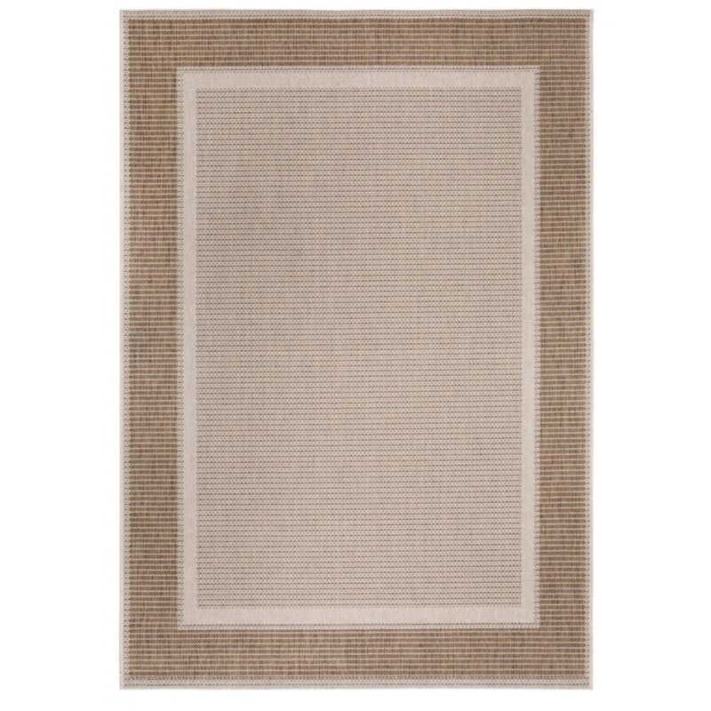 Unamourdetapis - Tapis salon et chambre 160x230 beige rectangle tissé motif simple grati
