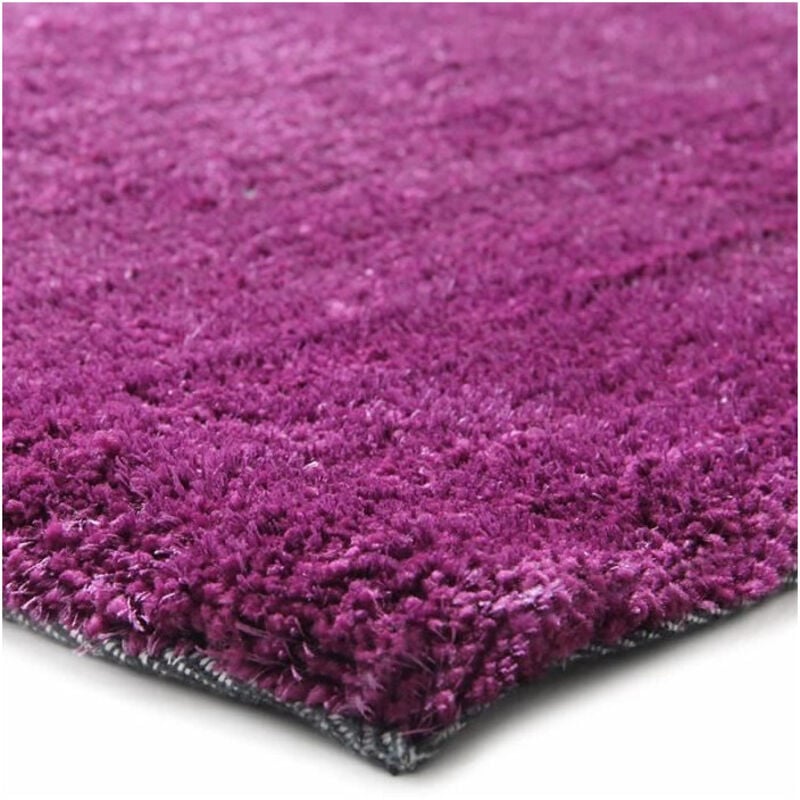 Thedecofactory - best of - Tapis poils longs toucher laineux violet 130x190