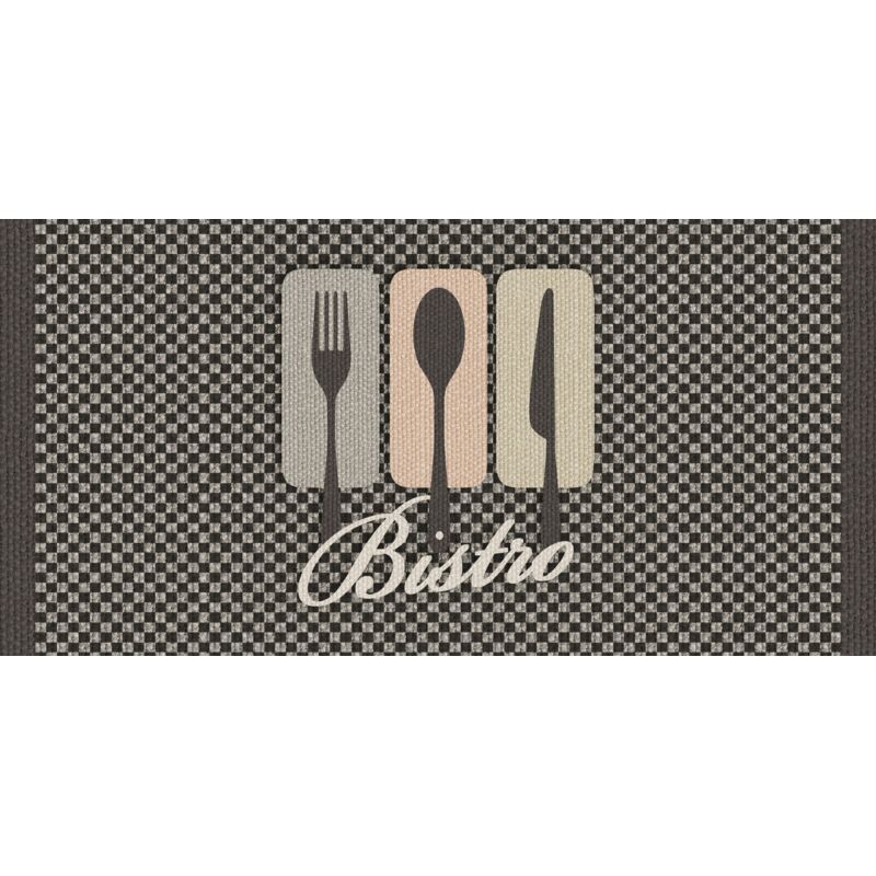 Novotex - Tapis Intérieur Anti Dérapant et Absorbant Bistro 50x100cm