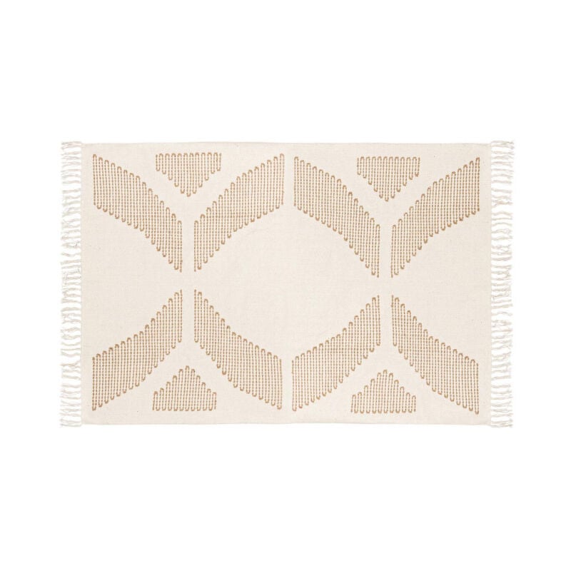 Tapis Brodé 'Inuit Dreams' 120x170cm Blanc