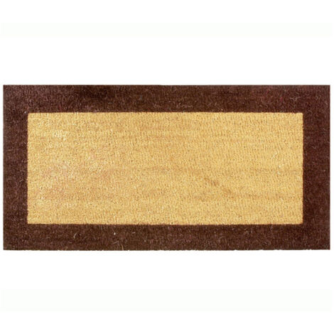TAPIS BROSS BORDE MARRON 23MM 33X70 BTB 100901