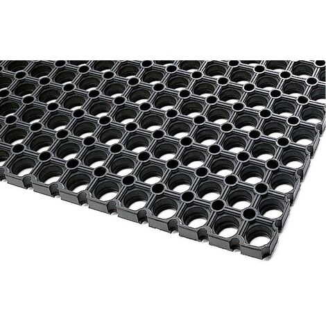 Tapis caillebotis caoutchouc épaisseur 23mm 100x150cm - IDS - M68