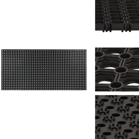 Tapis caoutchouc 22 mm 100 x 150 cm - Tapis Caoutchouc - Tapis Entrée - Tapis Porte - Tapis Exterieur - Tapis Interieur