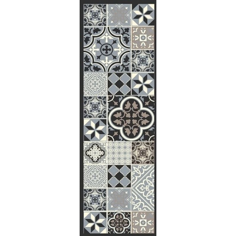 Tapis Entry Carre Ciment 50x150 - VICA