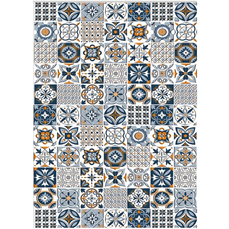 Tapis Carreaux de Ciment Mineral 50x120cm – Qualité supérieure pour Maison, Appartement, Bureau – Style élégant et durable – Confort optimal, facile