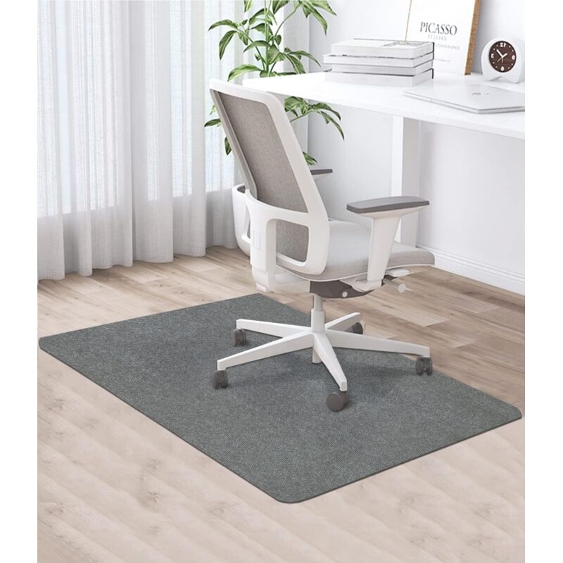 Tapis Chaise de Bureau,120 x 90cm, Gris foncé Tapis de Sol Bureau Tissu,Tapis Protection Sol Chaise Bureau, antidérapant, Tapis de Sol pour Bureau Tapis Chaise de Bureau,120 x 90cm, Gris foncé Tapis de Sol Bureau Tissu,Tapis Protection Sol Chaise Bureau, antidérapant, Tapis de Sol pour Bureau