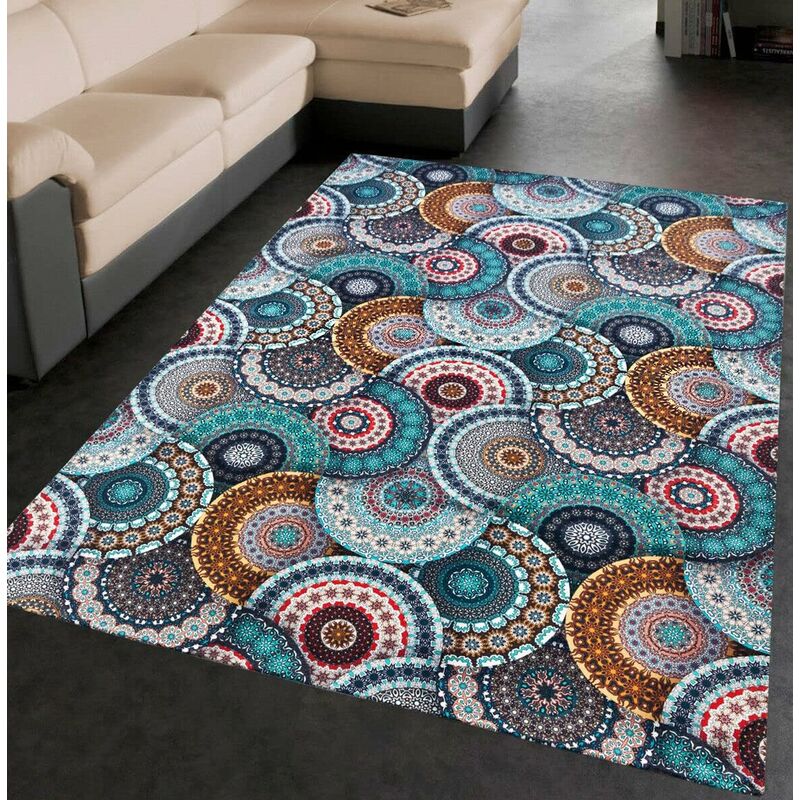 Emmevi Mv S.p.a. - Tapis Chambre Salon Cuisine Salle de Bains Hall Moderne Design Gothique Antidérapant - 54x100 cm