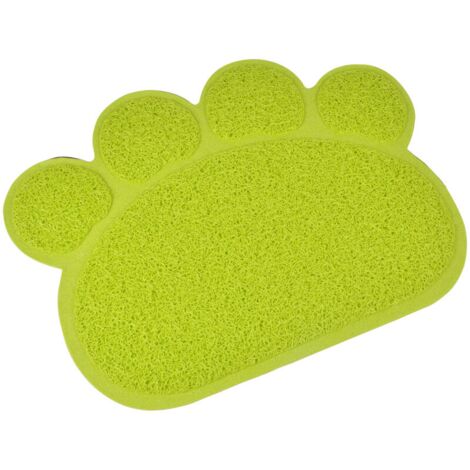 Tapis chat 30 x 40 cm vert