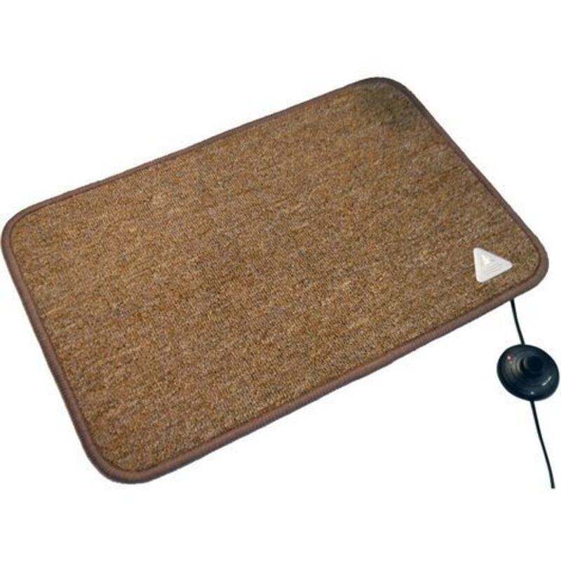 Tapis chauffant Arnold Rak Heat Master® 611259-C (l x l x h) 90 x 60 x 1.5 cm cognac