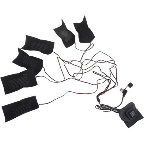 Tapis chauffant électrique portable USB pour vêtements, lavable et chaud