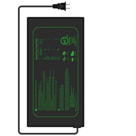 Tapis Chauffant pour Plantes Imperméable Serre de Germination Accélère la Germination des Graines, Coussin de Chauffrage pour Reptile et Amphibien, 21 Watts, 52.5 × 25 cm (1 Pièce - 21W)