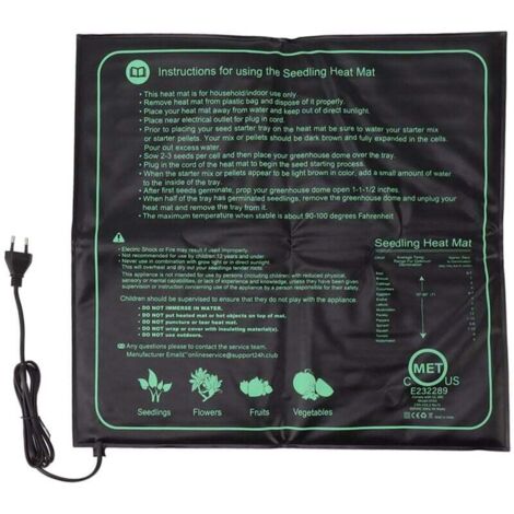 Tapis Chauffant pour Semis, pour Plantes D'intérieur, Semis, Culture Hydroponique, Germination