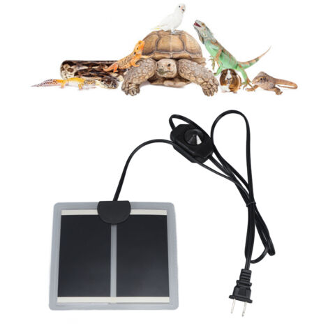 [Tapis chauffant reptile] Tapis chauffant électrique waterproof ajustable 110V pour terrarium, chauffage rapide et sûr, pour reptile