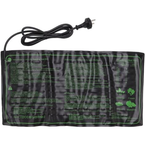 Tapis chauffant semis imperméable pour jardin horticulture, prise EU 220-240V