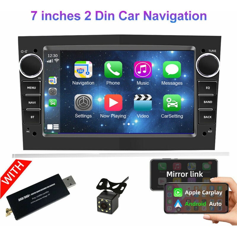 L&h-cfcahl - dab+ Android 2+32GB Carplay Car stereo Radio For Opel Astra Vectra Antara Zafira Qualité fiable new