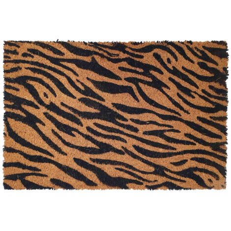 TAPIS COCO 5334 ZEBRE 40X60 ZEBRE ECRU ET NOIR BTB 102880