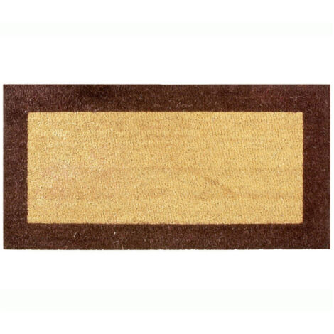 Tapis Coco Bicolor Marron 40x80 - BTB TAPIS BENOIT