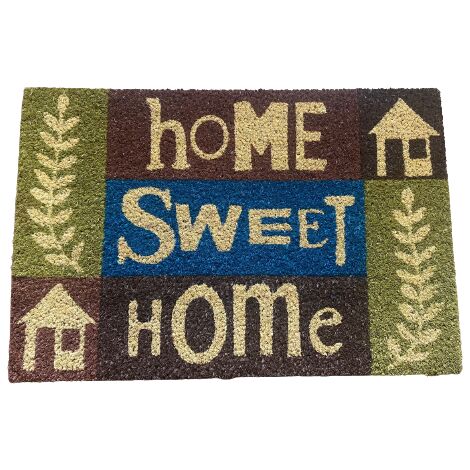 Tapis Coco NilGris Envers PVC 40x60cm