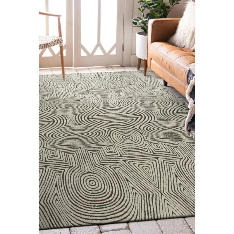 Tapis - collection tabasco Beneffito ebony ivory - Tapis - ivoire - 80x150cm