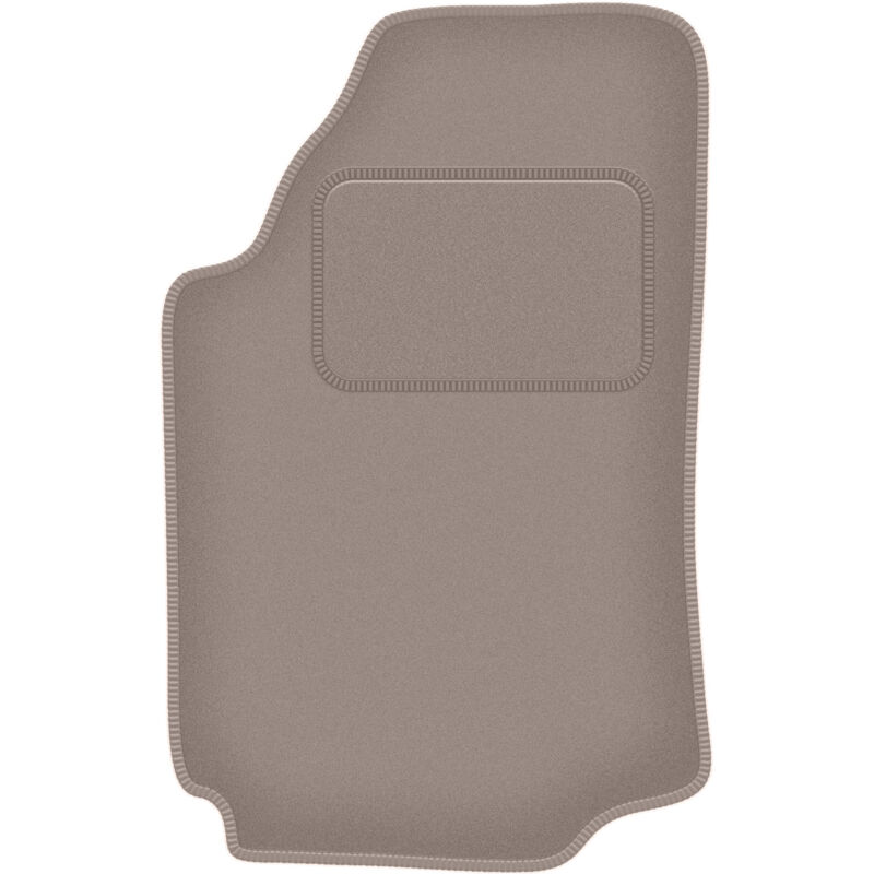 Tapis conducteur beige pour : Audi 100 C3 berline, avant (1983-1991)
