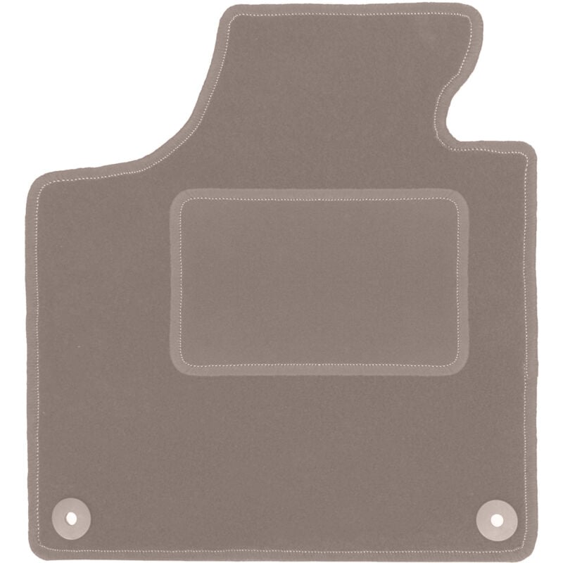 Tapis conducteur beige pour Audi A3 8P berline, sportback, cabriolet (2003-2011)