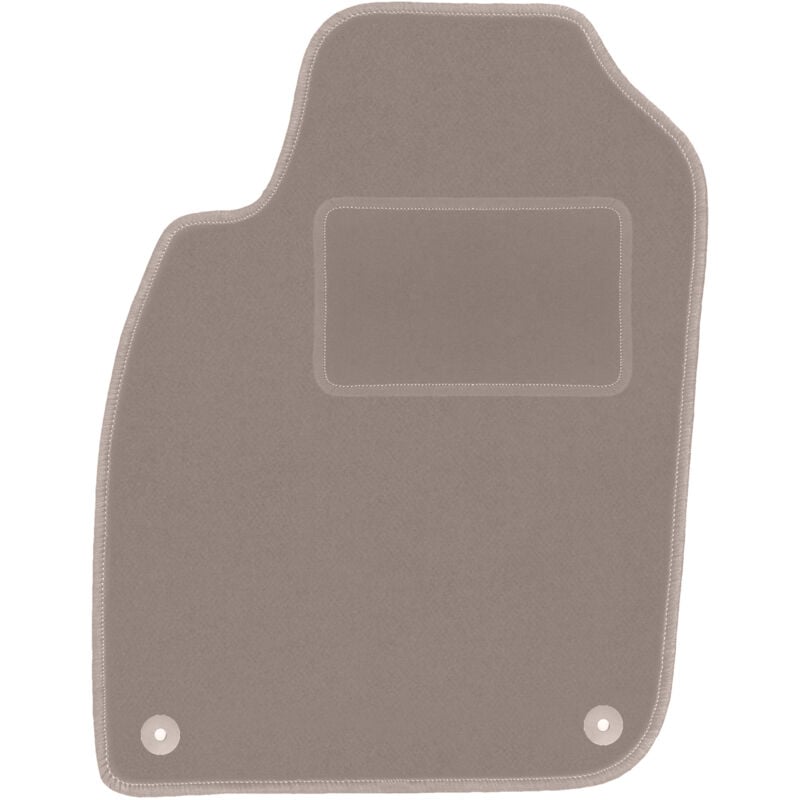 Tapis conducteur beige pour : Audi A6 C5 FL berline, break, avant (2001-2004)