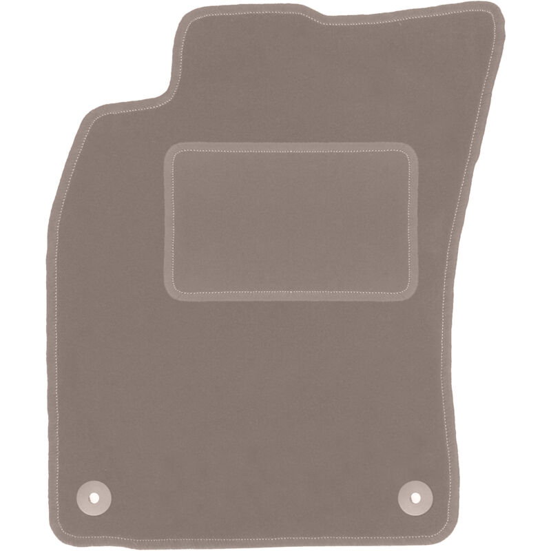 Tapis conducteur beige pour Audi A6 C6 FL berline, break, avant (2006-2011)