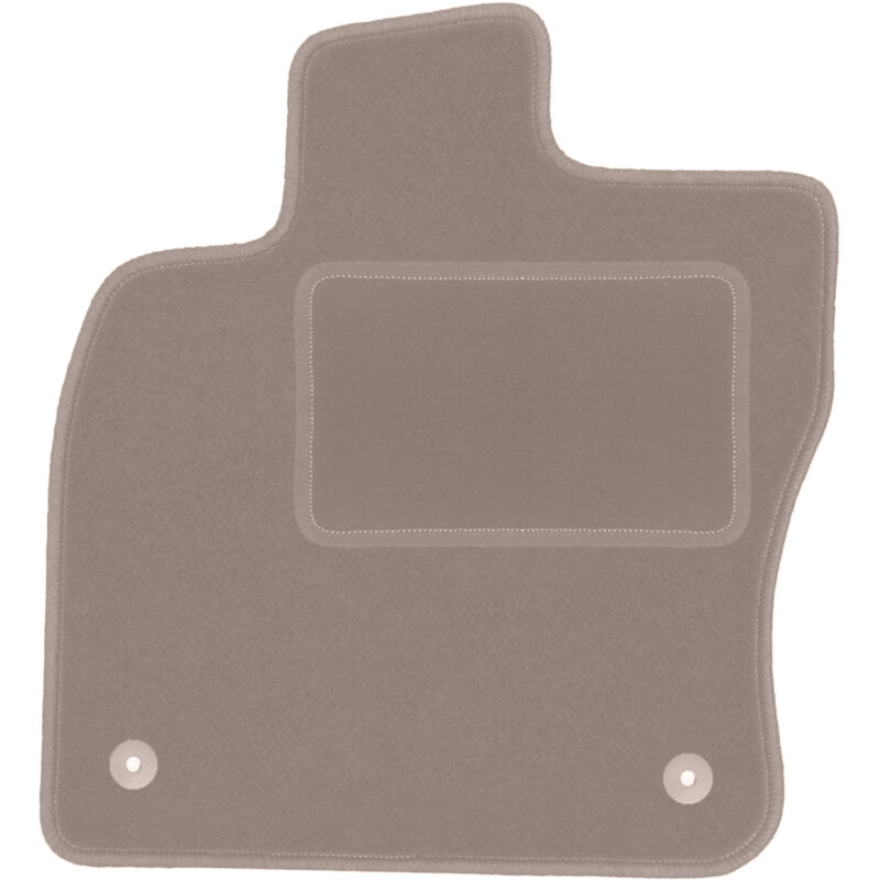 Tapis conducteur beige pour : Audi Q2 crossover (2016-)