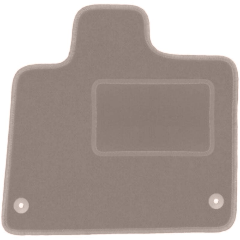 Tapis conducteur beige pour : Audi Q7 I 4L SUV (2005-2015)