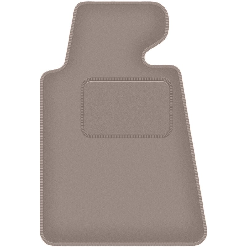 Tapis conducteur beige pour : BMW 7 E32 LONG (1986-1994)