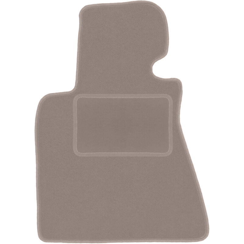 Tapis conducteur beige pour : BMW 7 E66 berline longue (2001-2008)