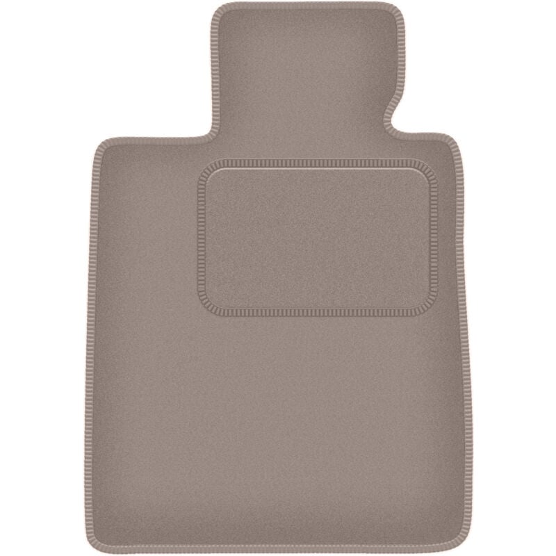 Tapis conducteur beige pour : BMW 7 G11 berline courte (2015-)
