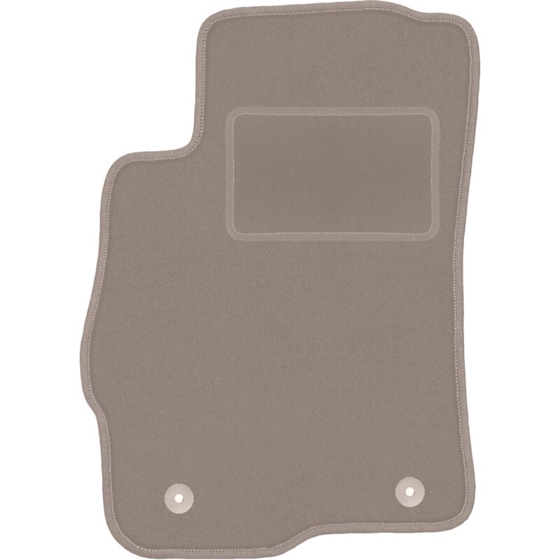 Tapis conducteur beige pour : Chevrolet Aveo II T300 à hayon, berline (2011-)