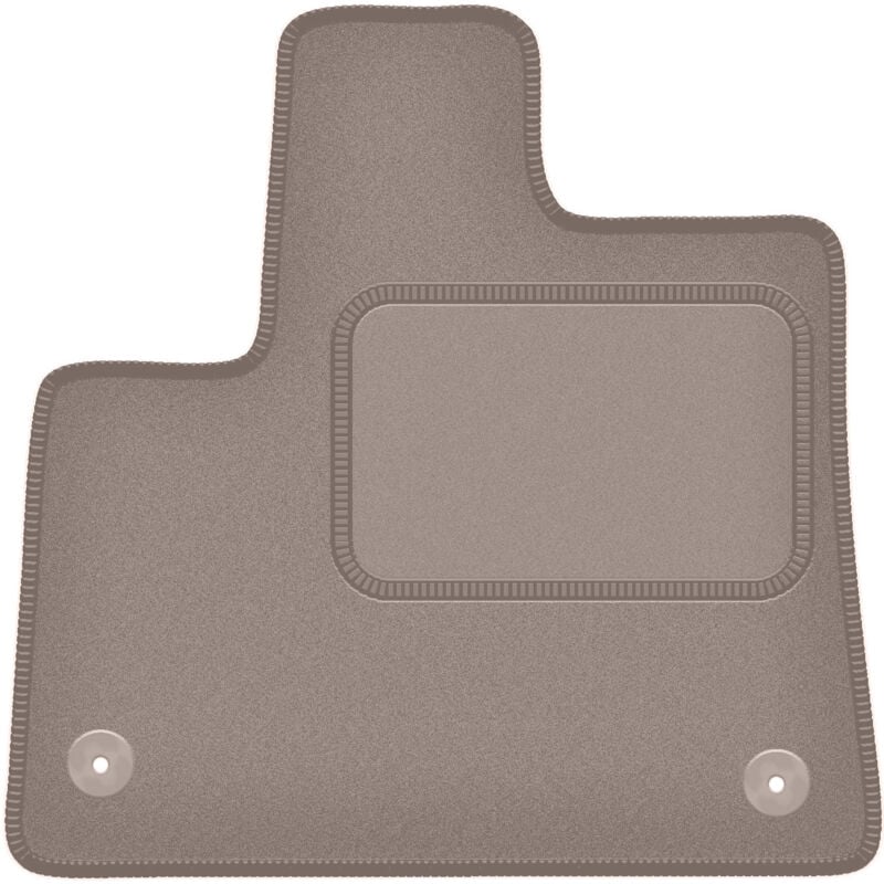 Tapis conducteur beige pour : Citroën Berlingo III 7 places (2018-)
