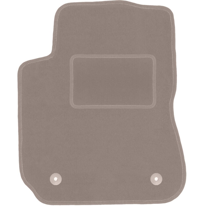Tapis conducteur beige pour : Citroën C4 Cactus crossover (2014-2018)