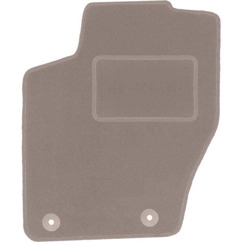 Tapis conducteur beige pour Citroën C4 I coupé, hayon (2004-2010)