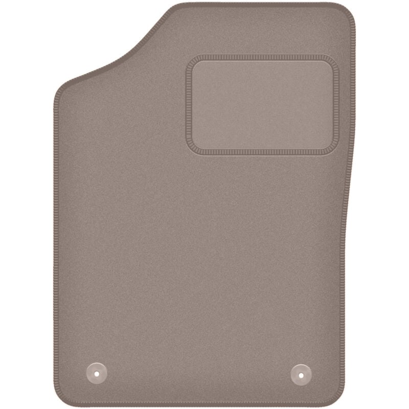 Tapis conducteur beige pour Citroën ZX à hayon (1991-1998)