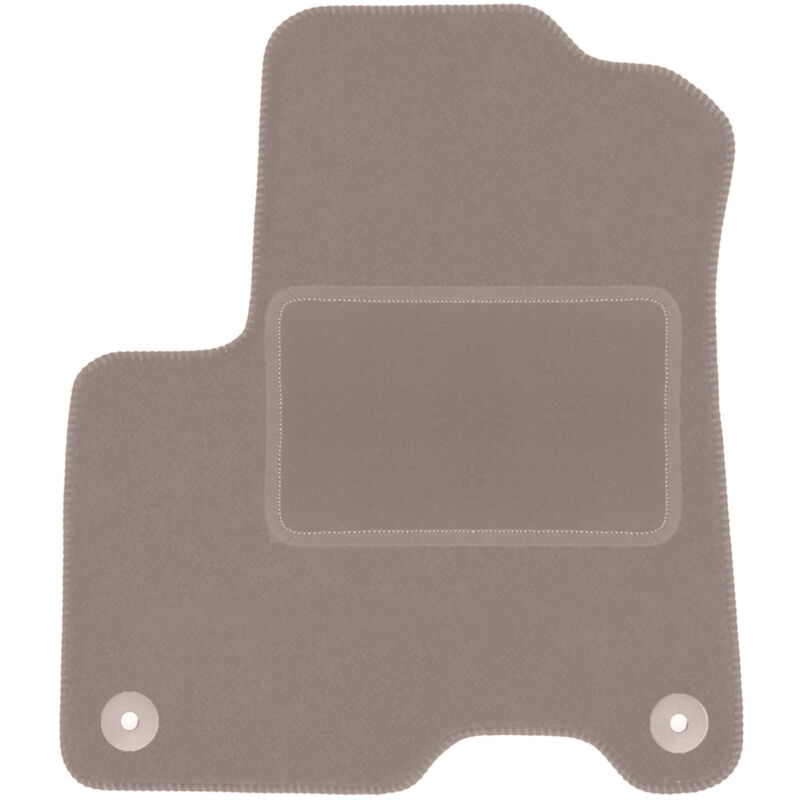 Tapis conducteur beige pour : crossover KIa eNiro / Niro EV (2016-)